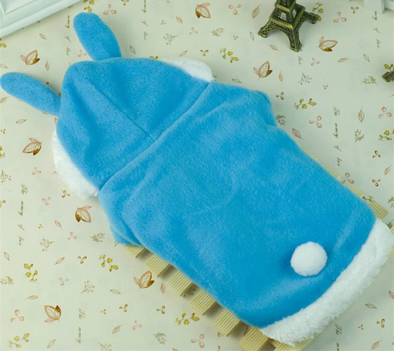 Cute Dog Puppy Rabbit Costume Christmas Pet Dog Clothes Cat Rabbit Hat Hoodie Coat Jackets Winter Warm FleeceDog Outfit (2)