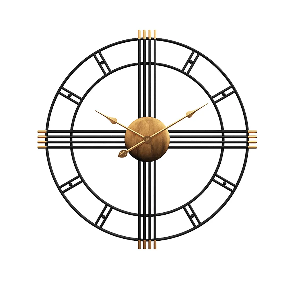 Creative Wall Clock Retro Iron Roman Numerals Mute Wall Clock Battery Operated Round Wall Clock For Living Room Decor
Creative Wall Clock Retro Iron Roman Numerals Mute Wall Clock Battery Operated Round Wall Clock For Living Room Decor