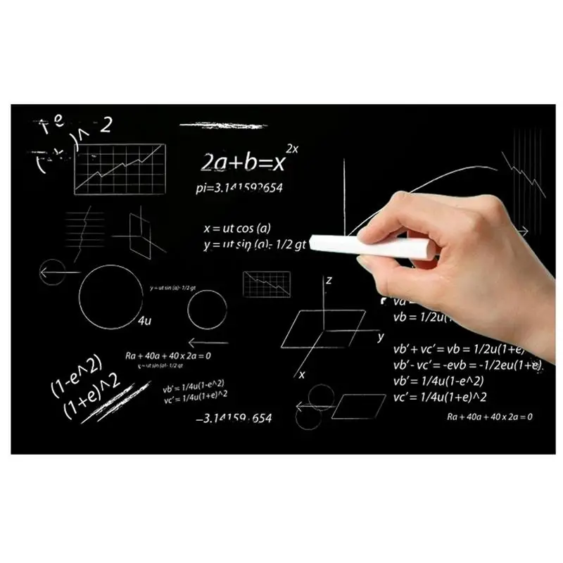 Blackboard Stickers Chalk Board Mural Decor Art Chalkboard Wall Sticker for Kids Rooms Durable
Blackboard Stickers Chalk Board Mural Decor Art Chalkboard Wall Sticker for Kids Rooms Durable