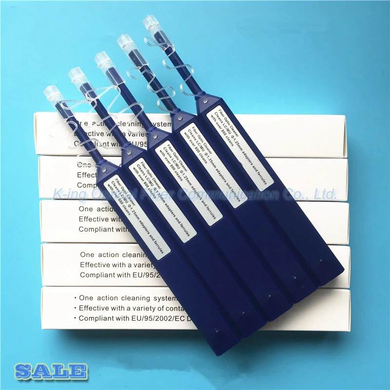 10 PCS Optical Fiber Communication tools one Click 1.25mm LC Connector Fiber Optic Cleaner and LC MU Optical Fiber Cleaning Pen
10 PCS Optical Fiber Communication tools one Click 1.25mm LC Connector Fiber Optic Cleaner and LC MU Optical Fiber Cleaning Pen