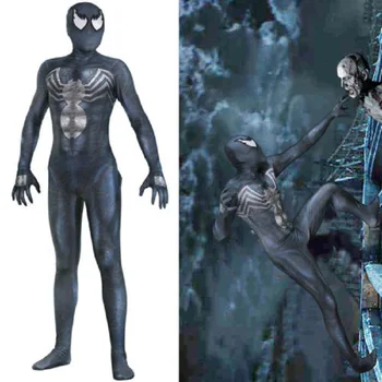 Venom Symbiote Spider-Man Jumpsuit Venom Mask Cosplay Costume Superhero Bodysuit Halloween Party Props 
Venom Symbiote Spider-Man Jumpsuit Venom Mask Cosplay Costume Superhero Bodysuit Halloween Party Props