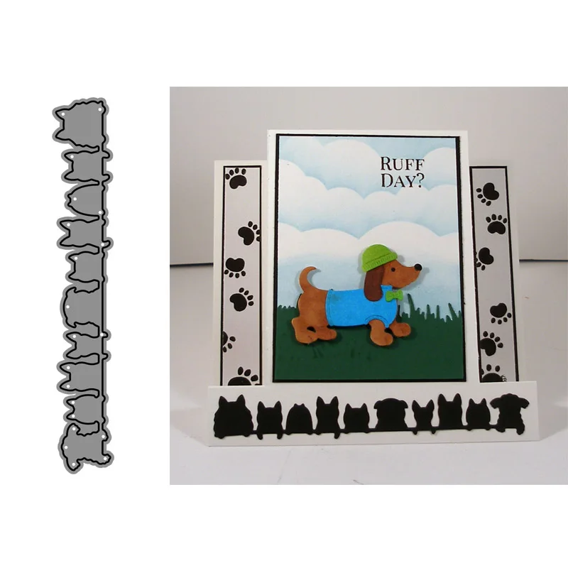 Cat and dog border Metal Cutting Dies Stencils For DIY Scrapbooking Album Paper Card Decorative Craft Embossing New 2019
Cat and dog border Metal Cutting Dies Stencils For DIY Scrapbooking Album Paper Card Decorative Craft Embossing New 2019