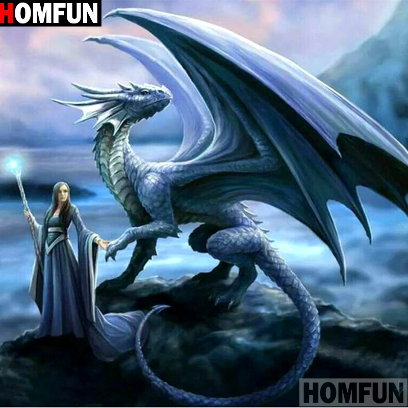 HOMFUN Full Square/Round Drill 5D DIY Diamond Painting "Beauty dragon" Embroidery Cross Stitch 5D Home Decor A16339
HOMFUN Full Square/Round Drill 5D DIY Diamond Painting "Beauty dragon" Embroidery Cross Stitch 5D Home Decor A16339