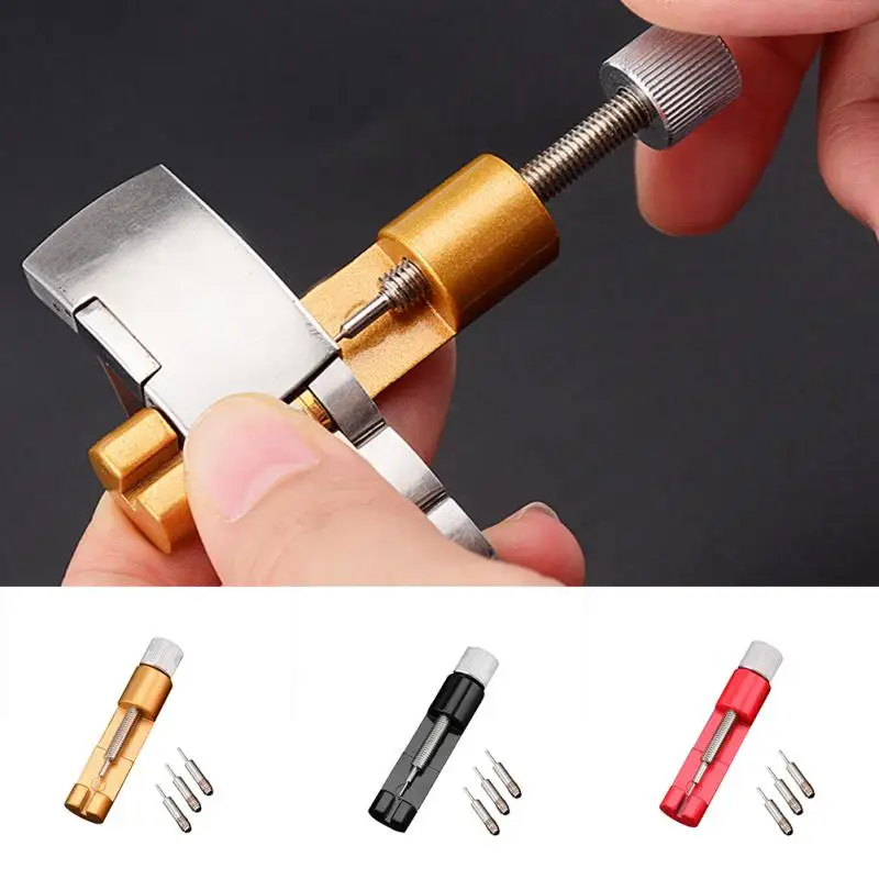 Metal Watch Tools Adjusting Watch Strap Tool with Watch Pin Band Bracelet Link Pin Tool Remover WatchMaker ferramenta relogio
Metal Watch Tools Adjusting Watch Strap Tool with Watch Pin Band Bracelet Link Pin Tool Remover WatchMaker ferramenta relogio