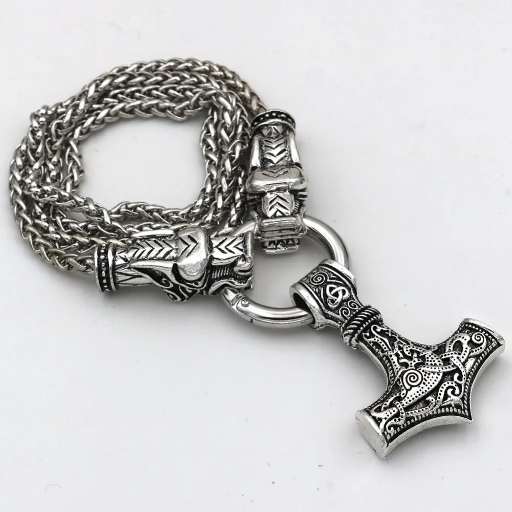 Thor Hammer Mjolnir Odin Raven Talisman Amulet Teen Wolf Vegvisir Compass Slavic Triskele Trinity Symbols Viking Dragon Necklace
Thor Hammer Mjolnir Odin Raven Talisman Amulet Teen Wolf Vegvisir Compass Slavic Triskele Trinity Symbols Viking Dragon Necklace