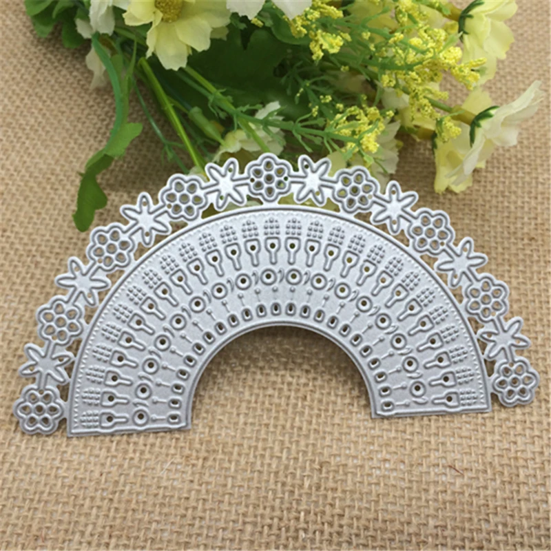 Semicircle lace flower Metal Cutting Dies Stencil Scrapbooking Photo Album Card Paper Embossing Craft DIY Dies Cut
Semicircle lace flower Metal Cutting Dies Stencil Scrapbooking Photo Album Card Paper Embossing Craft DIY Dies Cut