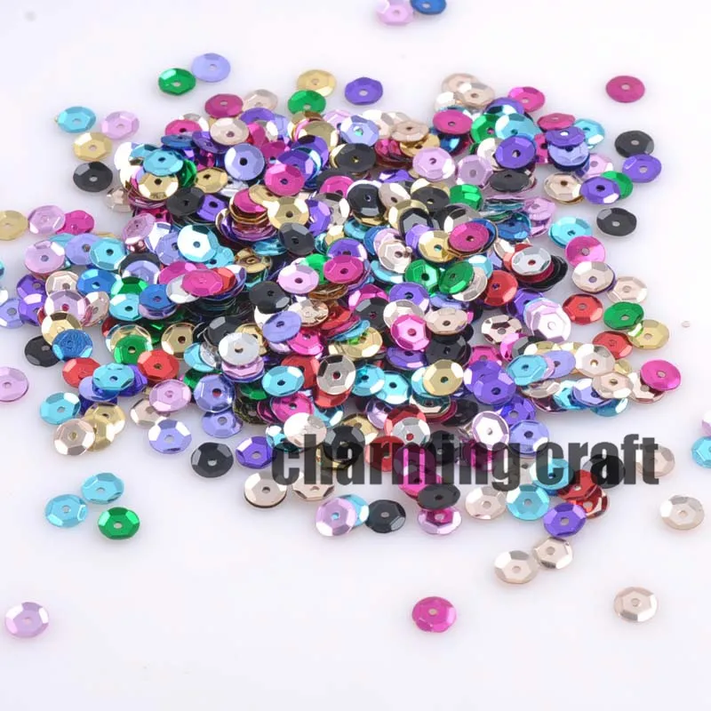 2000pcs Round Sequin For Crafts&Paillette Sewing Scrapbooking lentejuelas 6.5mm About 33g CP0354
2000pcs Round Sequin For Crafts&Paillette Sewing Scrapbooking lentejuelas 6.5mm About 33g CP0354