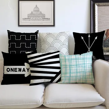 Black Geometric Cubes Wave Dotted Line Arrow Letter Print Nordic Concise Decorative Pillows for Sofa Cushion Cover Case 45X45cm
Black Geometric Cubes Wave Dotted Line Arrow Letter Print Nordic Concise Decorative Pillows for Sofa Cushion Cover Case 45X45cm