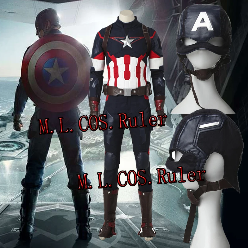 Captain America The Avengers Age of Ultron Captain America Steve Rogers Cosplay Costume Custom Made Halloween Clothes
Captain America The Avengers Age of Ultron Captain America Steve Rogers Cosplay Costume Custom Made Halloween Clothes