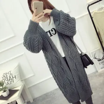 Women Sweater Lantern Long Sleeve Knitted Cardigans Open Point Knit Sweater Cardigans Autumn Large Female Clothes
Women Sweater Lantern Long Sleeve Knitted Cardigans Open Point Knit Sweater Cardigans Autumn Large Female Clothes