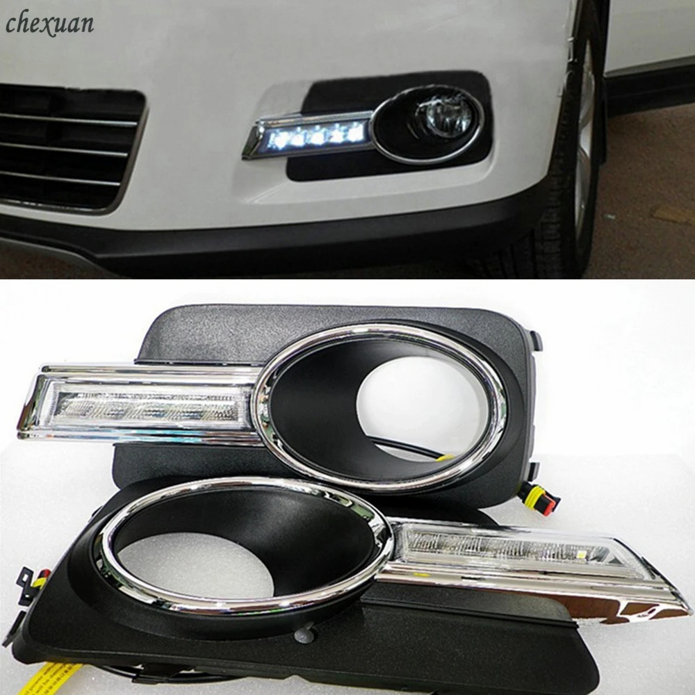 CSCSNL 1 Set 12v LED For Volkswagen VW Tiguan 2010 2011 2012 DRL Daytime Running Lights Daylight ABS Fog Lamp Cover Car-Styling
CSCSNL 1 Set 12v LED For Volkswagen VW Tiguan 2010 2011 2012 DRL Daytime Running Lights Daylight ABS Fog Lamp Cover Car-Styling
