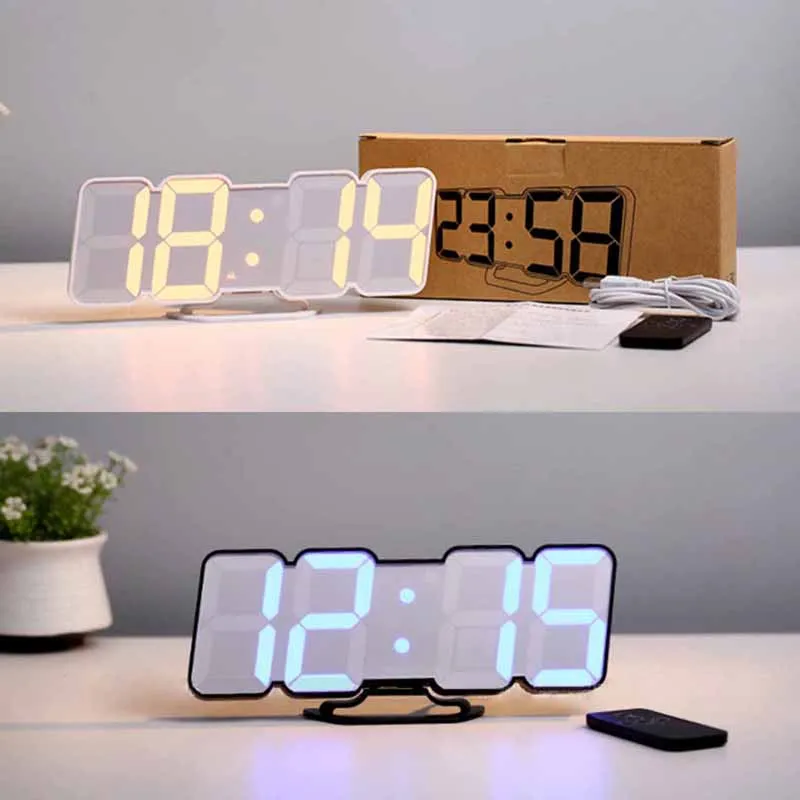 CHFL 3D Wireless Remote Digital Wall Alarm Clock,115 Color Variations Of Led Digital, Voice Control Mode,Controller
CHFL 3D Wireless Remote Digital Wall Alarm Clock,115 Color Variations Of Led Digital, Voice Control Mode,Controller