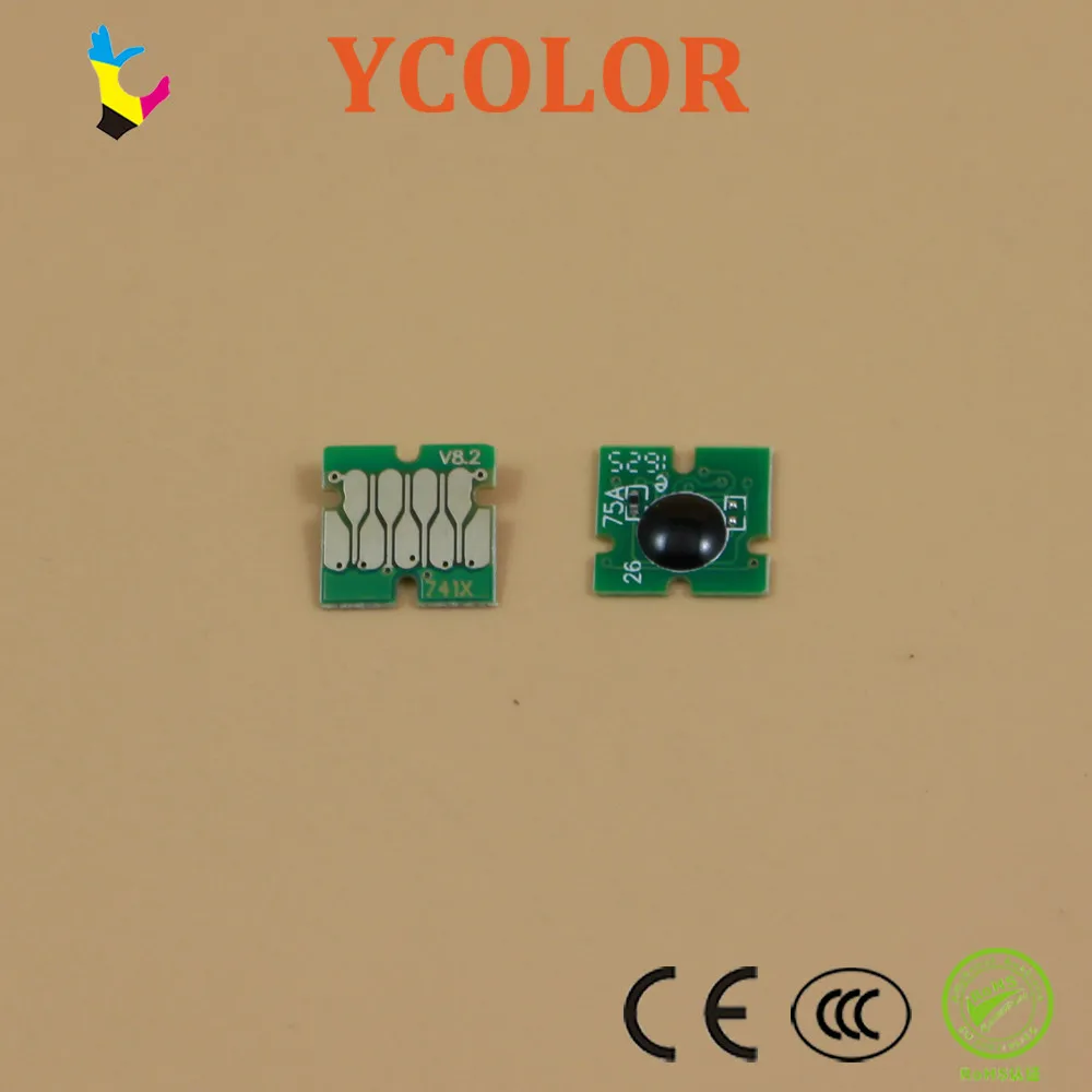 Чип для Epson F6200 F7200 F9200 F6270 F7270 F9270 4 шт./компл. чип картриджей HDK T741X | Компьютеры и офис