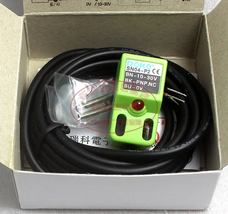 Free shipping 100% new Original authentic Taiwan Ruike Jiangmen ROKO proximity switch SN04-P2 sensor sensor switch PNP NC
Free shipping 100% new Original authentic Taiwan Ruike Jiangmen ROKO proximity switch SN04-P2 sensor sensor switch PNP NC