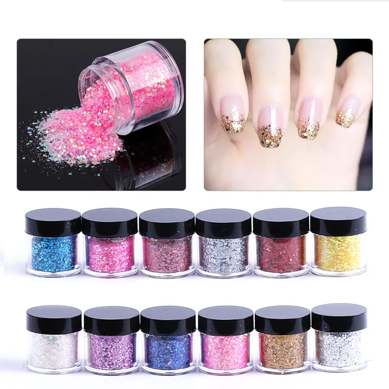 Shinning Nail Glitter Powder Chip Chameleon Gorgeous Nail Art Chrome Pigment Manicure Glitters Dust Nail Art Decoration 10g/box
Shinning Nail Glitter Powder Chip Chameleon Gorgeous Nail Art Chrome Pigment Manicure Glitters Dust Nail Art Decoration 10g/box