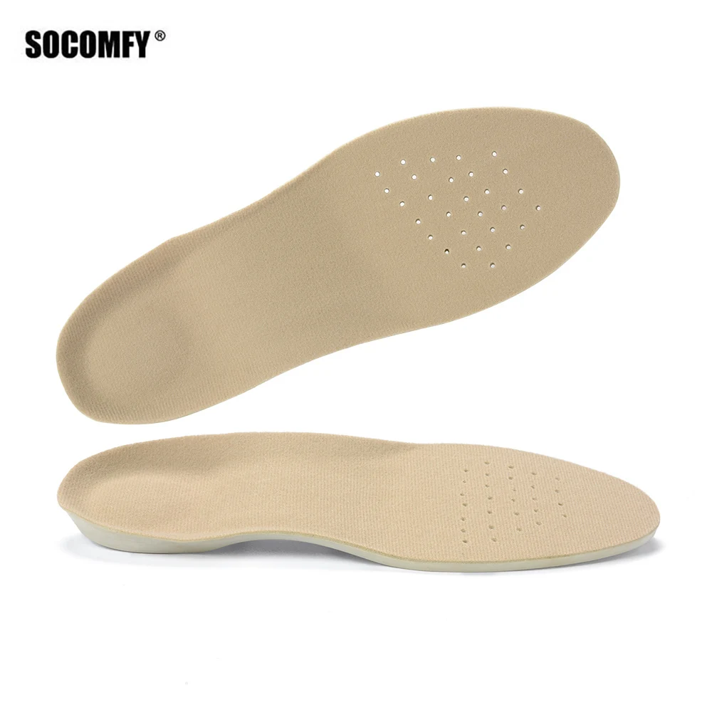 SOCOMFY PU Breathable Sports Insoles Arch Support Orthotic Orthopedic Shoe Pads Inserts Shock Absorption Shoe Insoles Men Women
SOCOMFY PU Breathable Sports Insoles Arch Support Orthotic Orthopedic Shoe Pads Inserts Shock Absorption Shoe Insoles Men Women
