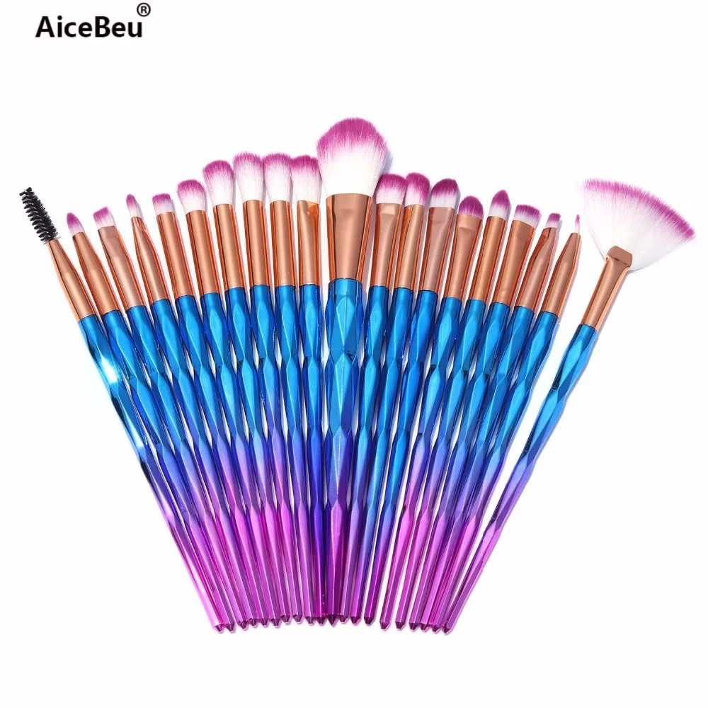AiceBeu 20Pcs Diamond Makeup Brushes Set Powder Foundation Blush Blending Eye shadow Lip Cosmetic Beauty Make Up Brush Tool Kit
AiceBeu 20Pcs Diamond Makeup Brushes Set Powder Foundation Blush Blending Eye shadow Lip Cosmetic Beauty Make Up Brush Tool Kit
