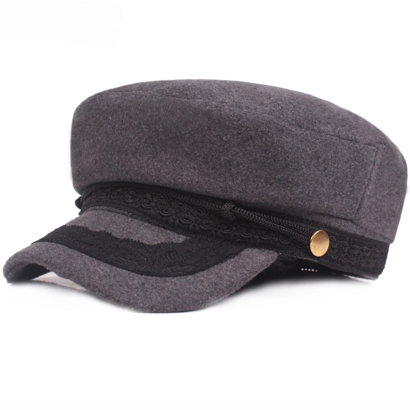 HT1966 Men Women Flat Army Cap Ladies Military Hat Artist Painter Visor Cap Wool Beret Hat Spring Autumn Vintage Newsboy Cap
HT1966 Men Women Flat Army Cap Ladies Military Hat Artist Painter Visor Cap Wool Beret Hat Spring Autumn Vintage Newsboy Cap