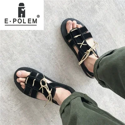 New Casual Men Sandals Comfortable Summer Shoes lace-up Soft Sandals Outdoor Beach flat fashion shoes
New Casual Men Sandals Comfortable Summer Shoes lace-up Soft Sandals Outdoor Beach flat fashion shoes
