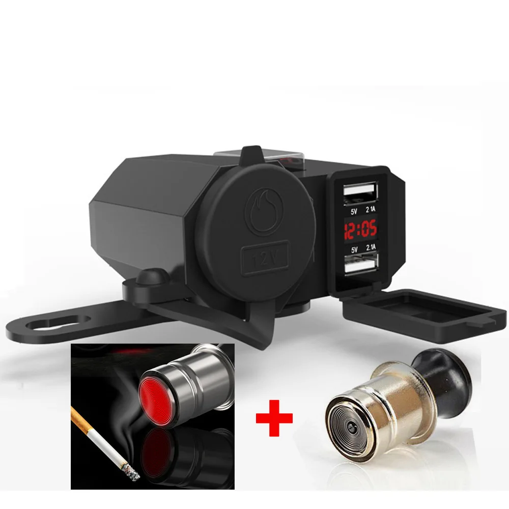Bike Phone Holder 2 USB Charging Navigation Stand for iPhone Motorcycle Bicycle Support With Cigarette lighter Bike Phone Stand
Bike Phone Holder 2 USB Charging Navigation Stand for iPhone Motorcycle Bicycle Support With Cigarette lighter Bike Phone Stand