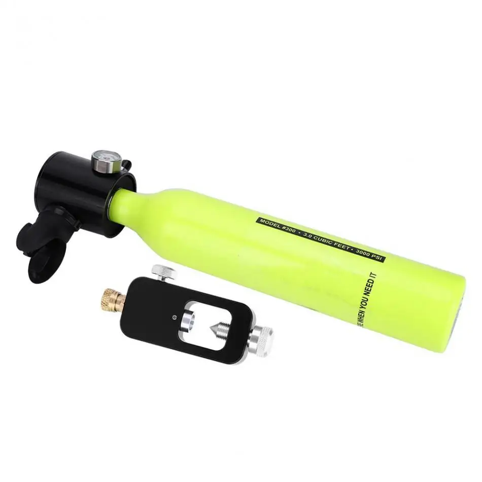 Portable Scuba Diving Oxygen Cylinder Set Swimming Underwater Breathe