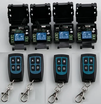 2016 New 12V 1CH wireless remote control switch system 4 for transmitter + 4 for receiver relay smart house For JRL12-25
2016 New 12V 1CH wireless remote control switch system 4 for transmitter + 4 for receiver relay smart house For JRL12-25