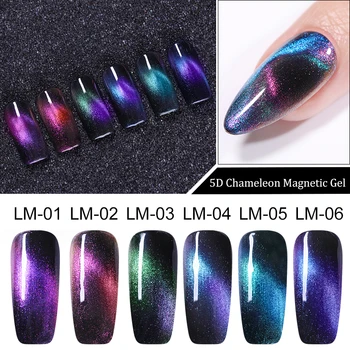 LEMOOC 8ml 5D Chameleon Glitter Magnetic Gel Polish Blue Purple Long Lasting Soak Off UV LED Gel Varnish Black Base Needed
LEMOOC 8ml 5D Chameleon Glitter Magnetic Gel Polish Blue Purple Long Lasting Soak Off UV LED Gel Varnish Black Base Needed