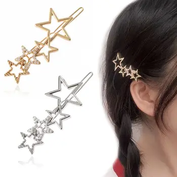 Minimalist Four Big Small Pentagram Star Bobby Pins Women Imitation Pearl Hollow Geometric Hair Clips Creative One Word Barrette
Minimalist Four Big Small Pentagram Star Bobby Pins Women Imitation Pearl Hollow Geometric Hair Clips Creative One Word Barrette