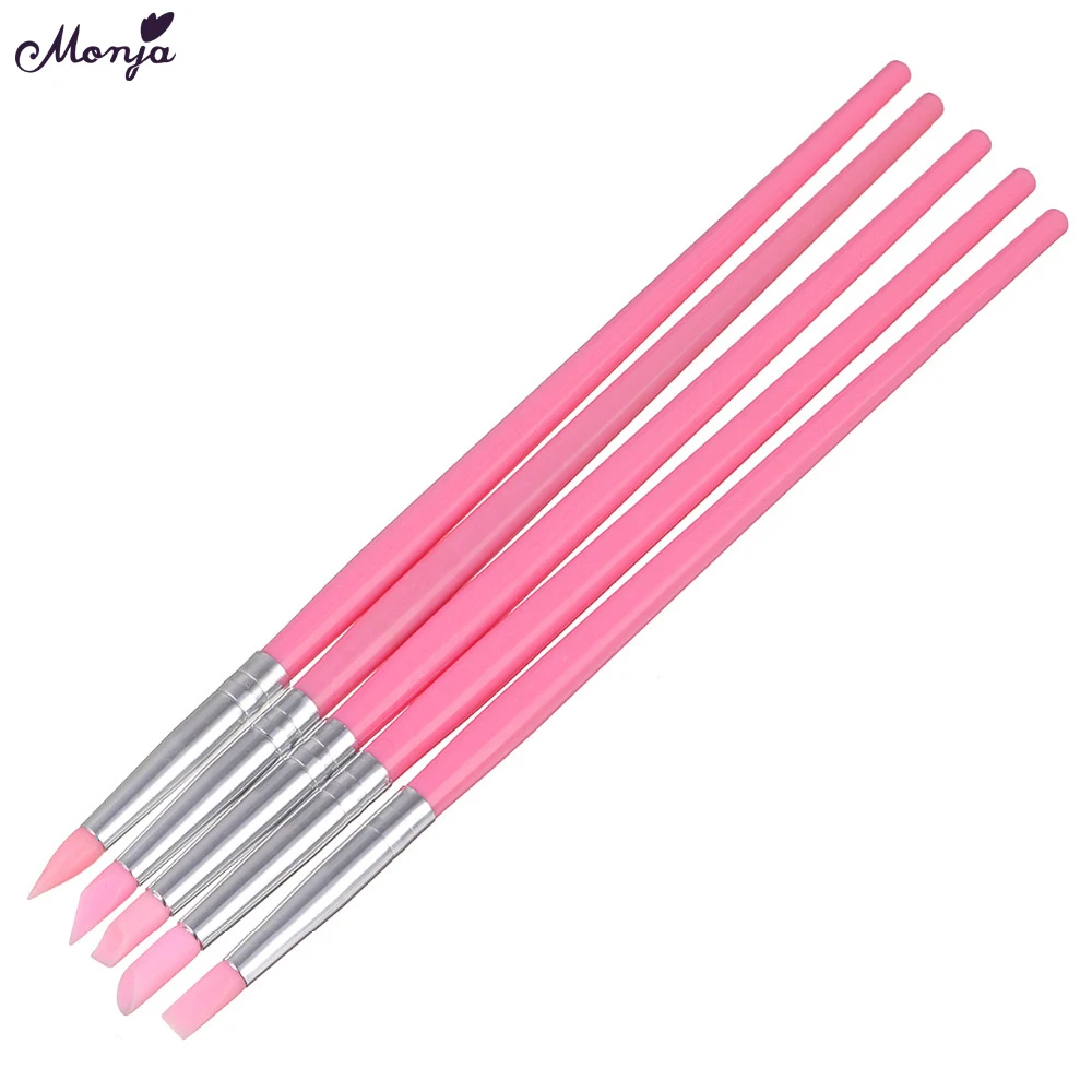 Monja 5pcs/set Wooden Handle Nail Art Silicone Sculpture Brush Set 3D Flower Emboss Carving Shaping Pen Kits
Monja 5pcs/set Wooden Handle Nail Art Silicone Sculpture Brush Set 3D Flower Emboss Carving Shaping Pen Kits