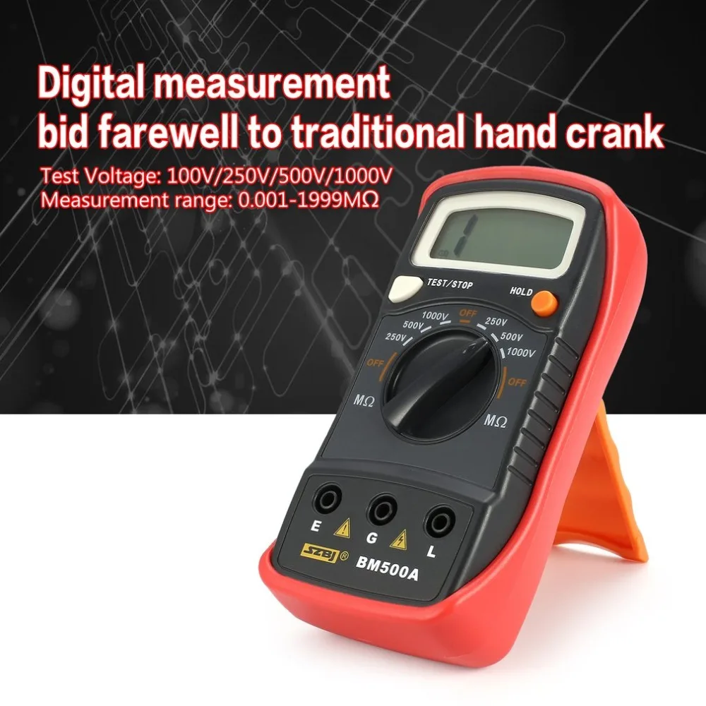 BM500A 1000V Digital Multimeter Insulation lcr handheld esr Tester Multi dt Meter Transistor Multimetro Digital true rms hvac
BM500A 1000V Digital Multimeter Insulation lcr handheld esr Tester Multi dt Meter Transistor Multimetro Digital true rms hvac