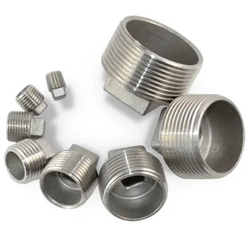 High Quality 1/8" Malleable Square Head Plug Threaded Pipe Fittings Male Stainless Steel SS304 New
High Quality 1/8" Malleable Square Head Plug Threaded Pipe Fittings Male Stainless Steel SS304 New