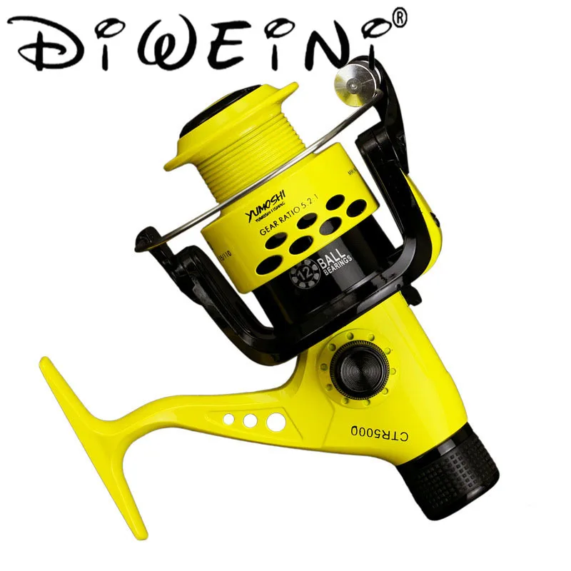 Rear Brake Fishing Reel 2000- 7000 Series 12 Ball Bearing 5.5:1 Gear Ratio Spinning Reels Carp Fishing Wheel
Rear Brake Fishing Reel 2000- 7000 Series 12 Ball Bearing 5.5:1 Gear Ratio Spinning Reels Carp Fishing Wheel
