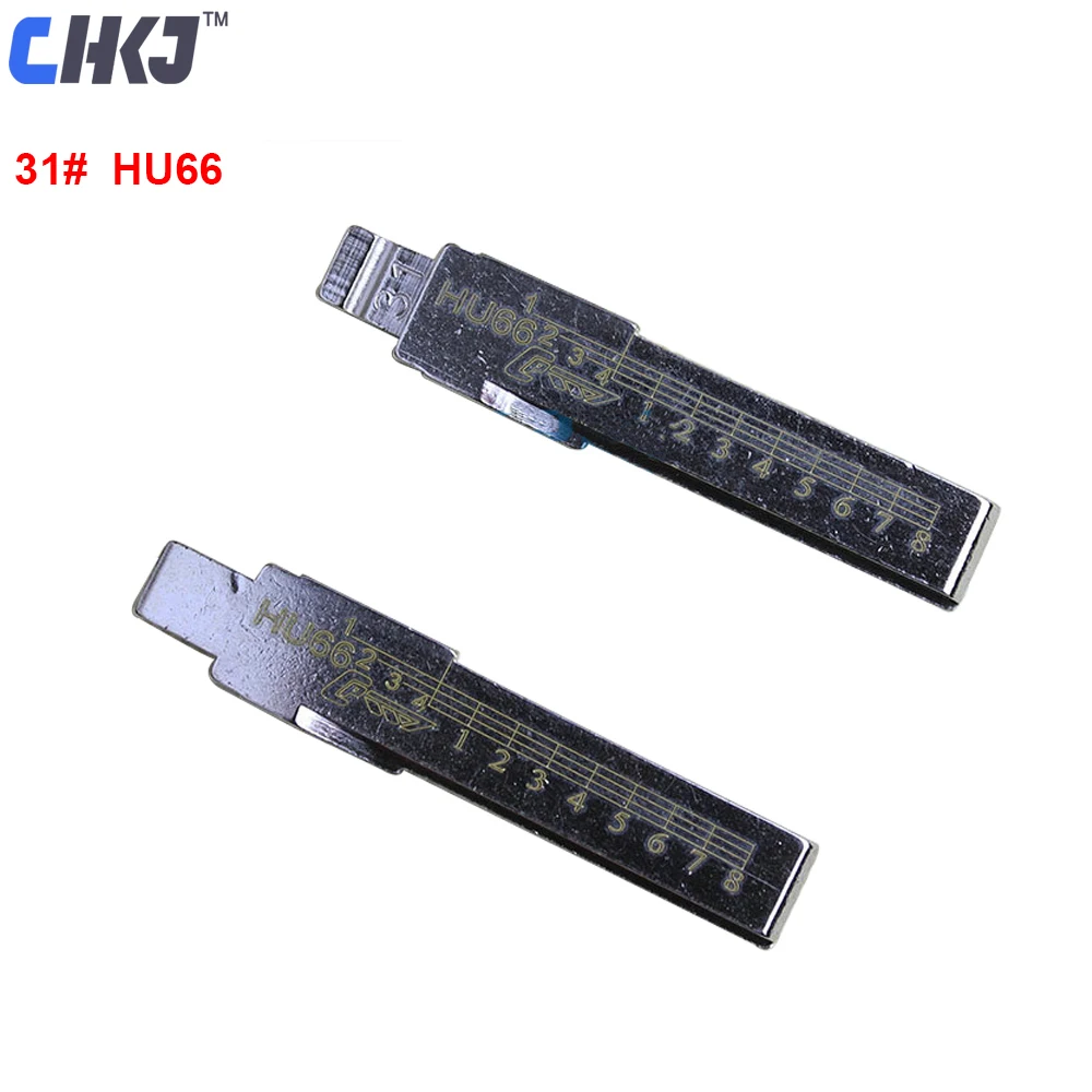CHKJ 10pcs/lot HU66 Scale Shear Teeth Blank Key For Volkswagen Audi Skoda NO.31 Engraving Line Key Blade For Cayenne Bugatti
CHKJ 10pcs/lot HU66 Scale Shear Teeth Blank Key For Volkswagen Audi Skoda NO.31 Engraving Line Key Blade For Cayenne Bugatti
