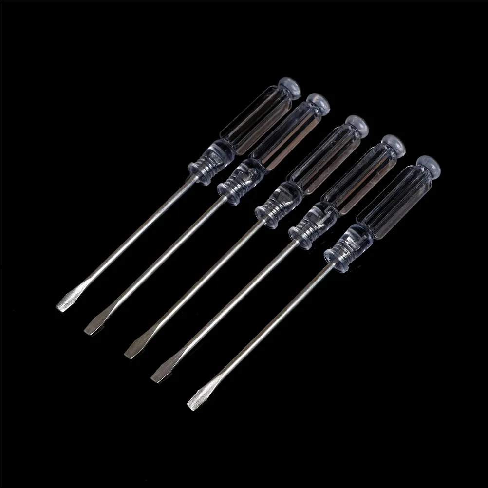 5pcs/lot HELTC Nonslip Handle Flat Head Slotted Screwdriver Mini Small Magnetic Precision Clear Screwdriver Home Repair Tool
5pcs/lot HELTC Nonslip Handle Flat Head Slotted Screwdriver Mini Small Magnetic Precision Clear Screwdriver Home Repair Tool
