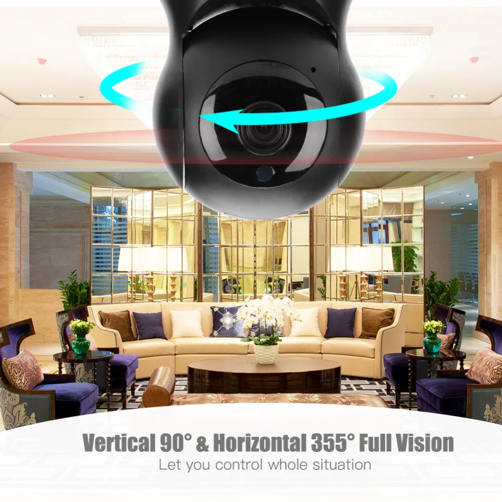 ESCAM QF007 1MP 720P WiFi IR Alarm Pan/Tilt IP camera Support 64G TF CARD Night Vision Motion Detection Wireless IP Camera
ESCAM QF007 1MP 720P WiFi IR Alarm Pan/Tilt IP camera Support 64G TF CARD Night Vision Motion Detection Wireless IP Camera