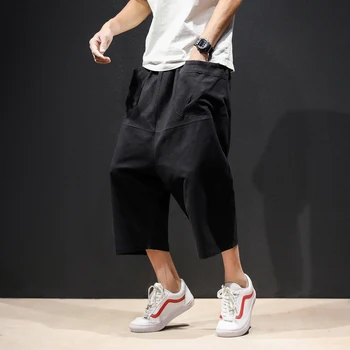 Summer Linen Men's Pants Chinese Style Solid Color Calf-Length Pants Black Khaki M-5XL Calf-Length Pants
Summer Linen Men's Pants Chinese Style Solid Color Calf-Length Pants Black Khaki M-5XL Calf-Length Pants