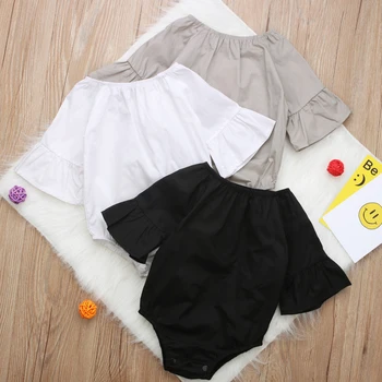 Cute Newborn Baby Girls Romper 2018 Autumn Long Flying Sleeve Solid Color Ruffles Toddler Kids Jumpsuit One Pieces Clothes 6-24M
Cute Newborn Baby Girls Romper 2018 Autumn Long Flying Sleeve Solid Color Ruffles Toddler Kids Jumpsuit One Pieces Clothes 6-24M