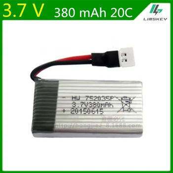 20 pcs/lot 3.7V 380mAh Li-po battery h107d MJXRC F47 FY310B M62R DiFeida F180 Lipo Battery 3.7 V 380 mah 752035
20 pcs/lot 3.7V 380mAh Li-po battery h107d MJXRC F47 FY310B M62R DiFeida F180 Lipo Battery 3.7 V 380 mah 752035