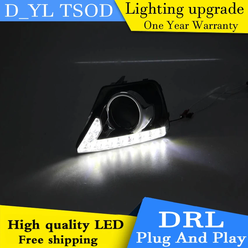 D_YL car styling 10 LED with Lens Car Styling DRL For Ford ECOSPORT 2013 2014 Daytime running lights High quality Free shipping
D_YL car styling 10 LED with Lens Car Styling DRL For Ford ECOSPORT 2013 2014 Daytime running lights High quality Free shipping