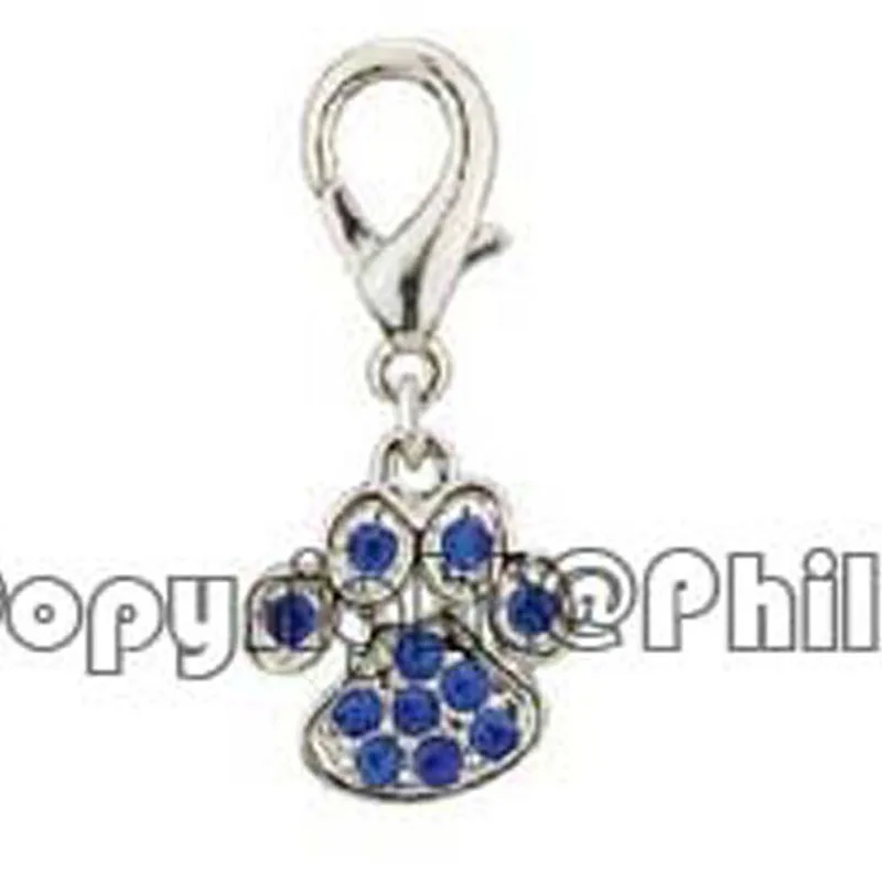NEW Crystals 16mm Metal Paw Print Charm Dog Collar Ornament with Lobster Clasp Accessories 12pcs lot (3Stones Color Optinoal)
NEW Crystals 16mm Metal Paw Print Charm Dog Collar Ornament with Lobster Clasp Accessories 12pcs lot (3Stones Color Optinoal)