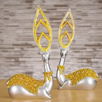 2 Pcs/Pair Resin Deer Figurine Fawn Statue Sculpture Animal Handicraft Sculpture Ornaments New Year Wedding Gift Home Decor
2 Pcs/Pair Resin Deer Figurine Fawn Statue Sculpture Animal Handicraft Sculpture Ornaments New Year Wedding Gift Home Decor