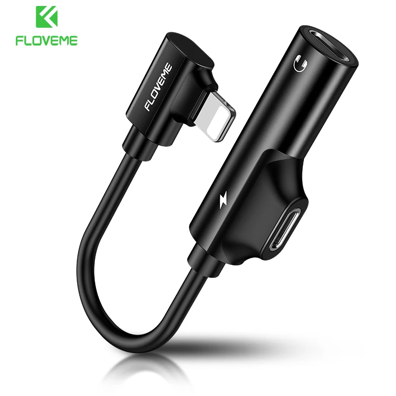 FLOVEME Audio Converter For iPhone X 7 8 Plus 2 in 1 Splitter Earphone Charger Jack Aux Cable Headphone USB Adapters Converter
FLOVEME Audio Converter For iPhone X 7 8 Plus 2 in 1 Splitter Earphone Charger Jack Aux Cable Headphone USB Adapters Converter