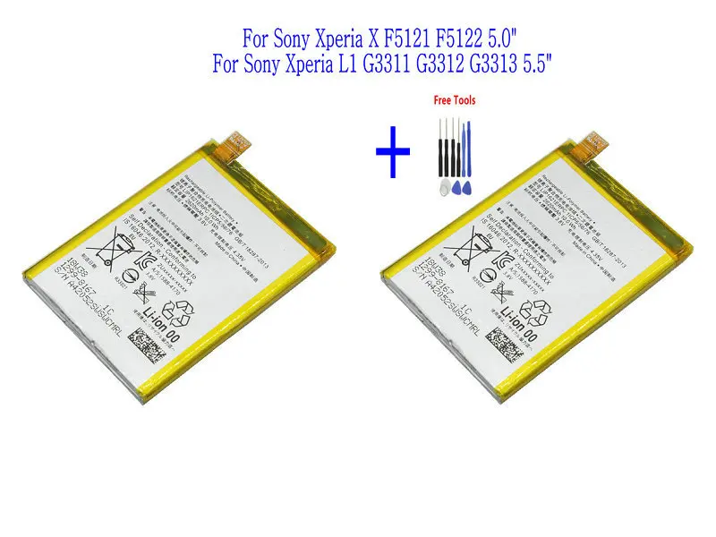 2x 2620mAh LIP1621ERPC Battery For Sony Xperia X F5121 F5122 F5152 5.0" / For Xperia L1 G3311 G3312 G3313 5.5" +Repair Tools kit
2x 2620mAh LIP1621ERPC Battery For Sony Xperia X F5121 F5122 F5152 5.0" / For Xperia L1 G3311 G3312 G3313 5.5" +Repair Tools kit