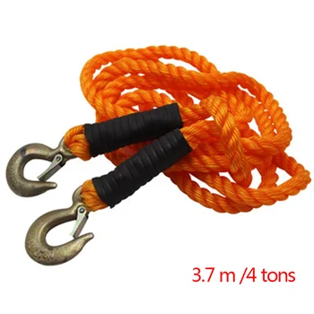 Tow Rope 4 Tonnes 3.7M Car Towed Band Truck Pulling Rope Tow Towing Pull Rope with Wrought Iron Hooks Twist trailer rope
Tow Rope 4 Tonnes 3.7M Car Towed Band Truck Pulling Rope Tow Towing Pull Rope with Wrought Iron Hooks Twist trailer rope