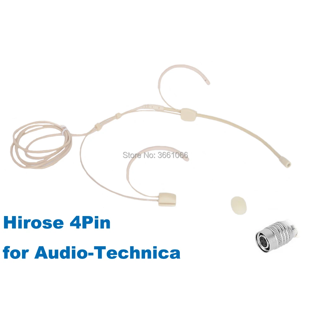 Condenser Headset Pro Headworn Microphone Omidirectional the Hirose Connector Plug For Audio Technical Receiver AT003
Condenser Headset Pro Headworn Microphone Omidirectional the Hirose Connector Plug For Audio Technical Receiver AT003