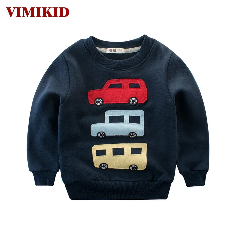 VIMIKID Boy Clothing T-shirt Autumn and Winter Long-sleeved Solid Color Cartoon Car O-Neck Cotton Shirt Kid Clothes T-shirt k2
VIMIKID Boy Clothing T-shirt Autumn and Winter Long-sleeved Solid Color Cartoon Car O-Neck Cotton Shirt Kid Clothes T-shirt k2