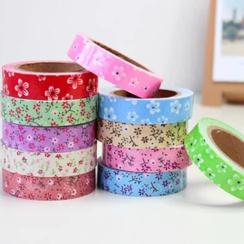 1pcs/lot New cute color flower style II Fabric Tape Decoration stationery Tape kawaii foral diy tapes
1pcs/lot New cute color flower style II Fabric Tape Decoration stationery Tape kawaii foral diy tapes