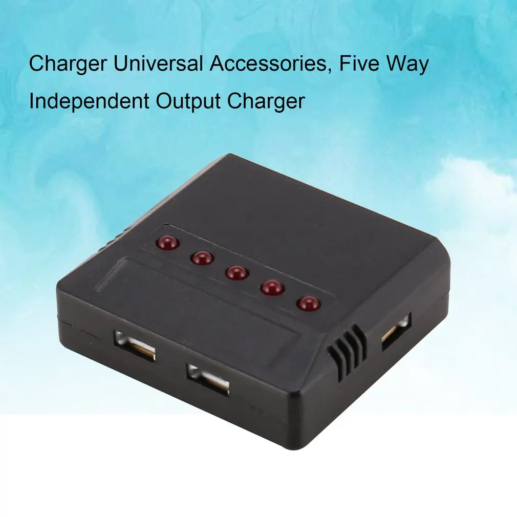 Universal Accessories Multi Axle Battery Charger Five Way Independent Output Led Indicator Lamp For Drone Rc Quadrocopter
Universal Accessories Multi Axle Battery Charger Five Way Independent Output Led Indicator Lamp For Drone Rc Quadrocopter