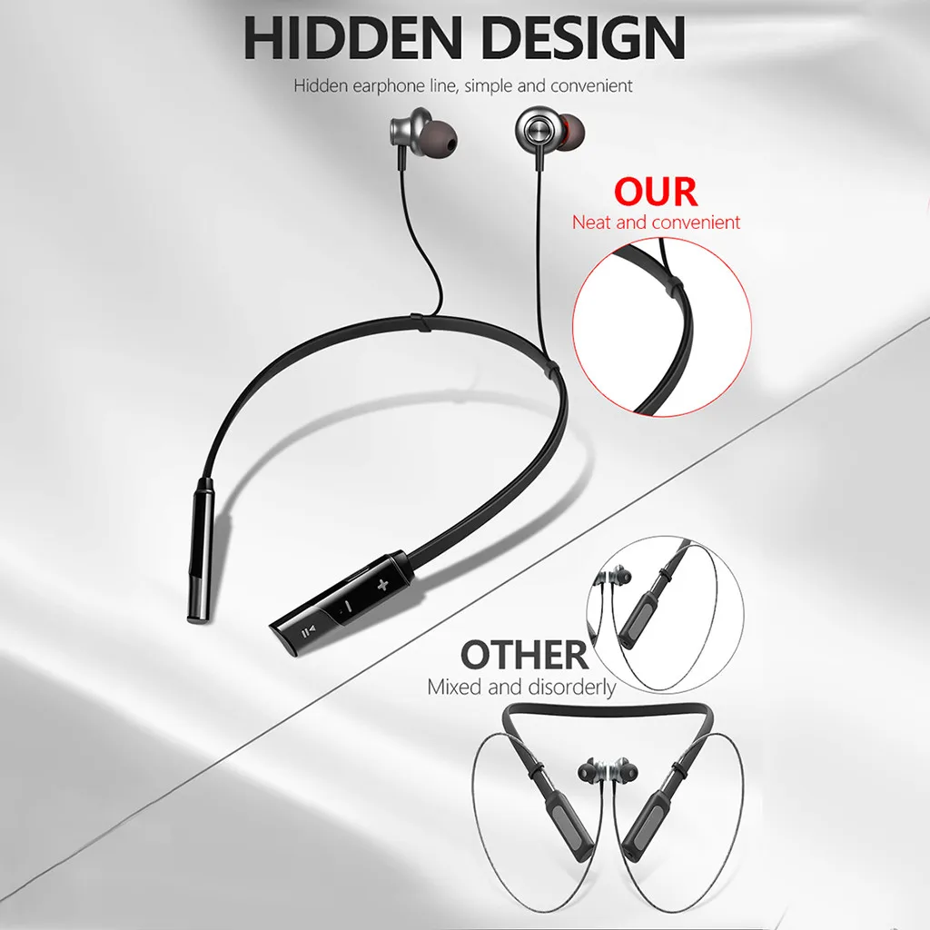 VOBERRY Bluetooth v4.2 Sport Waterproof Headset Magnetic Stereo For Wireless Bluetooth Receiving Equipment
VOBERRY Bluetooth v4.2 Sport Waterproof Headset Magnetic Stereo For Wireless Bluetooth Receiving Equipment