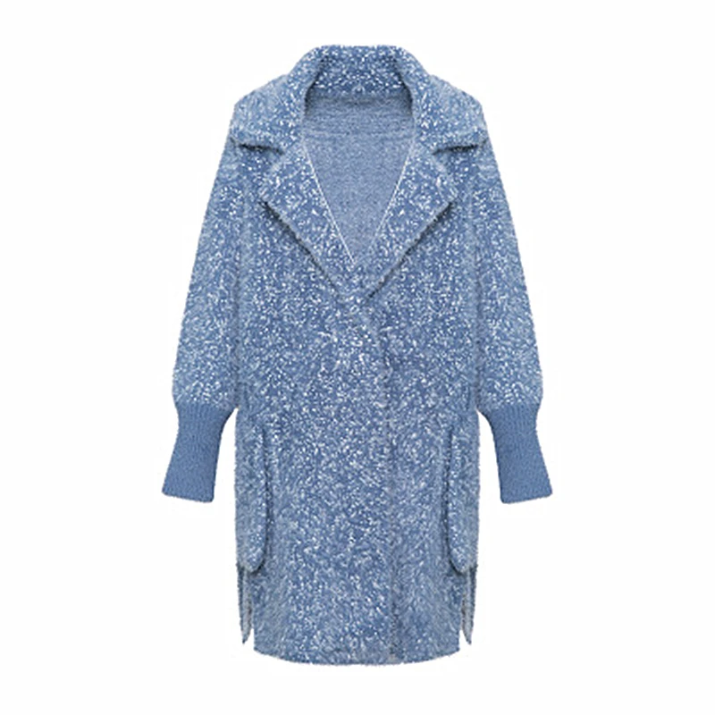 Woolen Coat Female Long Section Thickening Autumn And Winter New Mixed Color Little Imitation Velvet Dark Buckle Woolen Coat
Woolen Coat Female Long Section Thickening Autumn And Winter New Mixed Color Little Imitation Velvet Dark Buckle Woolen Coat
